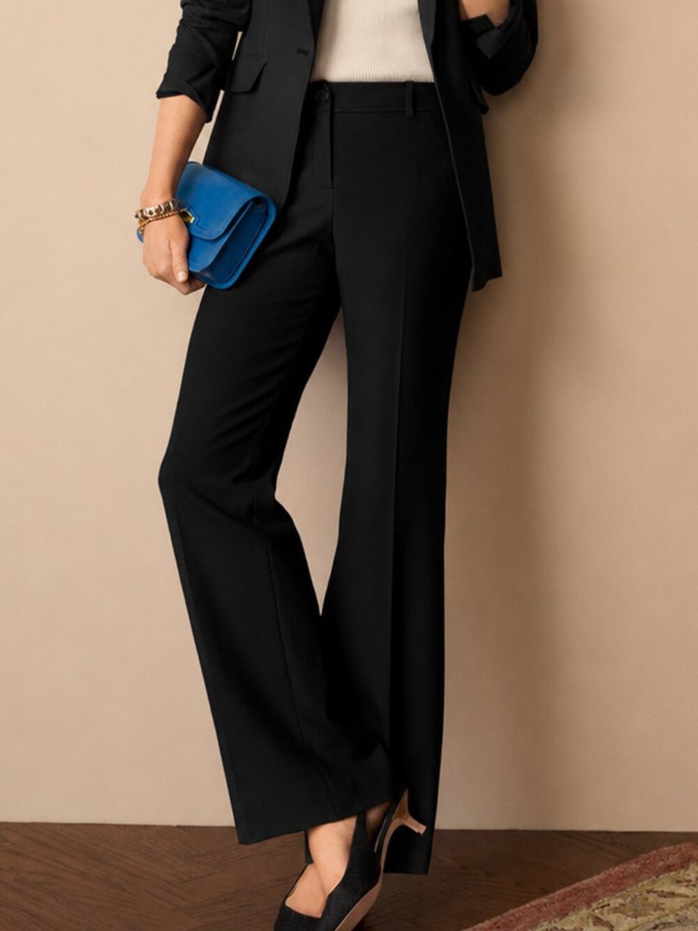 Talbots Barely Boot Ponté Trousers